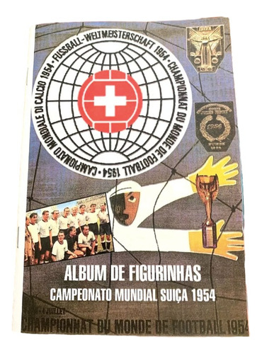 Álbum Figurinhas Copa Do Mundo 1954 Ofício Seleção Brasil