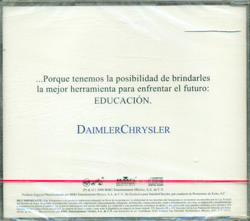 Cd. Música De Caridad - Daimler Chrysler - Música De Navidad