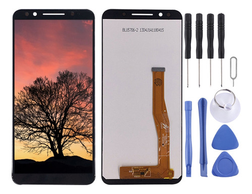 Pantalla Lcd Oem Negra For Alcatel 3x/5058/5058a