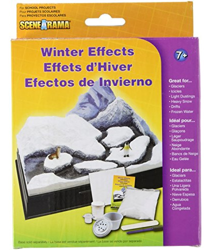 Kit Escénico Para Diorama En Invierno.