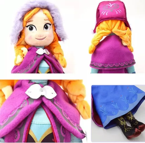 Kit Bonecas Anna E Elsa Frozen Pelúcia Princesas Disney 50cm - OMG TOYS -  Colecionáveis - Magazine Luiza