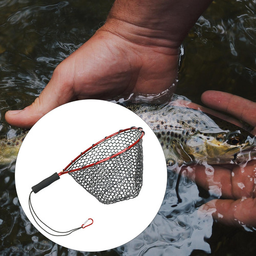 Red De Aterrizaje Sin Carpa Con Mosca Individual Plegable