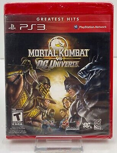 Mortal Kombat Vs Dc Universe Juego Ps3fisico Completo