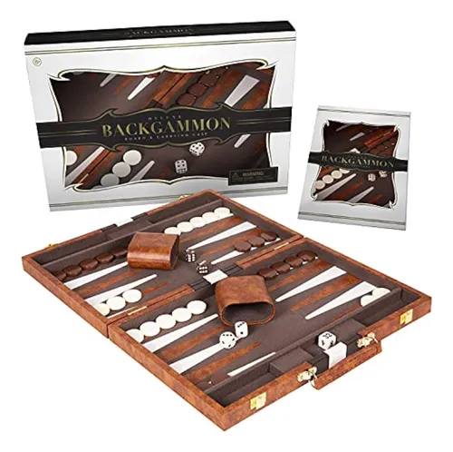 comprar Set De Backgammon De 18 Pulgadas, Grande, Juego De Mesa Clás