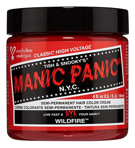 Manic Panic Wildfire Tinte R - 7350718:mL a $175666