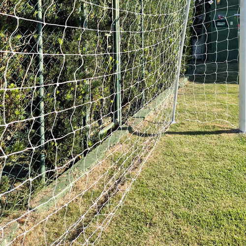 Par Rede Trave De Gol Society Suiço 4mts Fio 2 Caixote Nylon