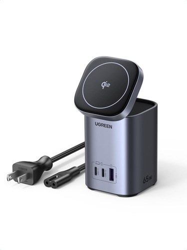 Estación De Carga Ugreen Nexode 65w Gan Con 15w Qi2 Wireless