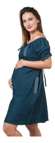 Vestidos de mezclilla para embarazadas sales