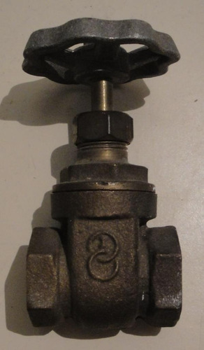 Llave De Paso De 1/2 De Bronce De Compuerta