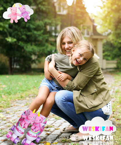 Patines De Unicornio Para Niñas Con Ruedas Brillantes Ajusta