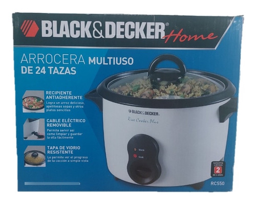 Olla Arrocera Multiuso Black&decker De 24 Tazas 