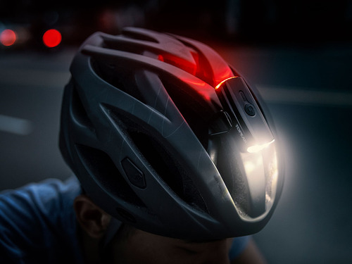Lámpara Para Casco De Bicicleta Topeak Headlux Dual Usb Color Negro