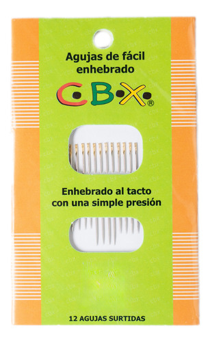 Agujas De Coser Fácil Enhebrado Cbx Agujas Para Ciego 12 Uni