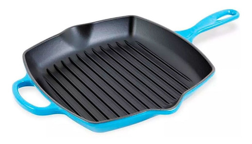 Grelha Quadrada 26cm Signature - Le Creuset - Azul Caribe