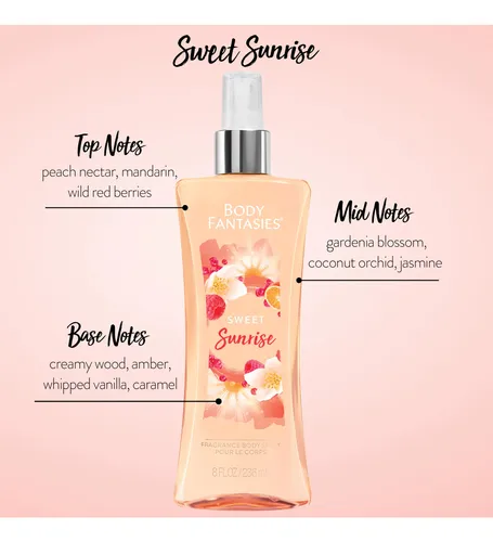 Spray Corporal Body Fantasies Sweet Sunrise Fantasy 236ml