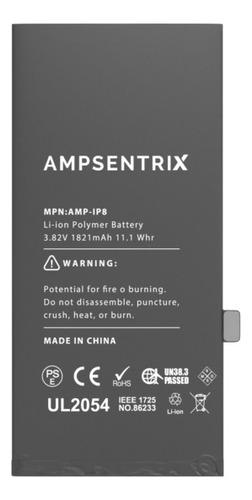 Cambio Bateria iPhone 8 Ampsentrix Premium Con Instalacion 