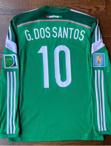 Jersey México Giovanni Dos Santos Mundial 2014 Original 