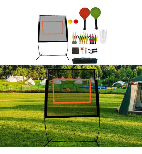 Bádminton Net Set Con Reemplazo De Bolsa De Almacenamiento