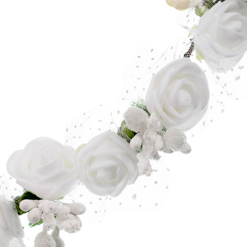 Diadema Floral, Hermoso Tocado Con Forma De Flor, Corona Flo