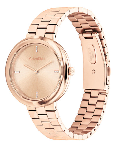 Reloj Calvin Klein Mujer 25100095 Dorado 34mm Twisted