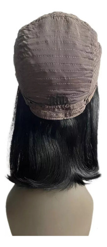 Peluca De Encaje Frontal Tipo Bob 100% Cabello Humano, 35 Cm