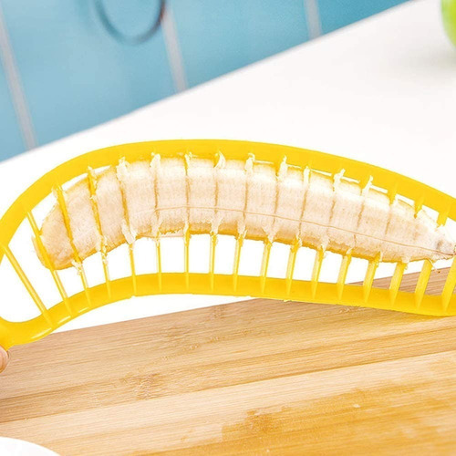 Imagen 7 de 10 de ¡ Rebanador Banana Rodajas Banano Cereales Ensalada Niño !!