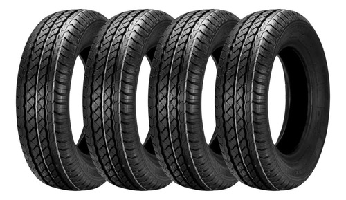 Kit 4x Pneu 185r14c Milemax Lanvigator Aro 14 8 Lonas
