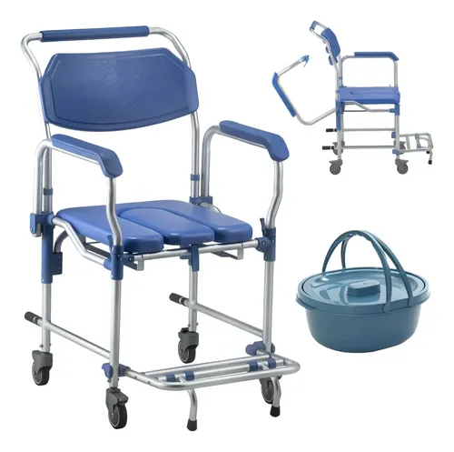 Cadeira De Banho Higiênica Sanitária Para Idoso Geriátrica | Frete grátis