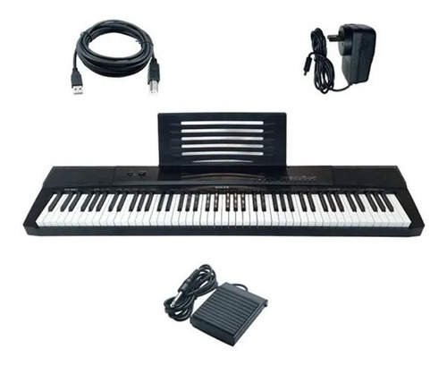 Piano Eléctrico Koler Kp-881 88 Teclas Sensitivo