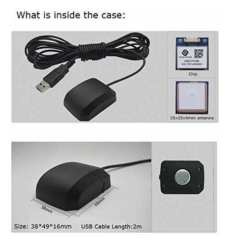 Vk-162 G-mouse Usb Gps Dongle Navigation Module 2fgqc