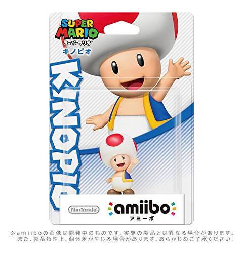 Paquete Amiibo Toad - Importación De Super Mario Bros De Jap