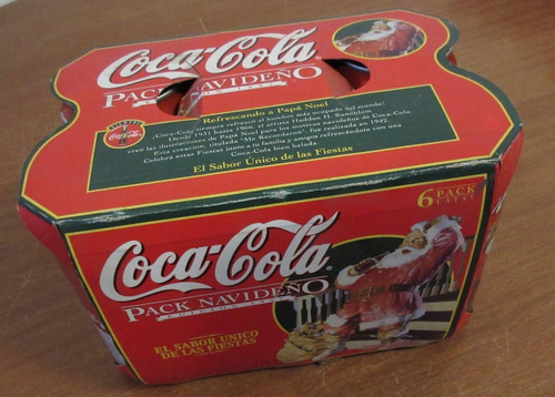 Pack Original 5 Latas Antiguas Coca Cola Vacias Navidad 1997