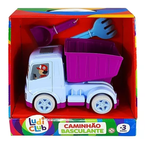 Caminhão Basculante de Brinquedo com Balde e Acessórios