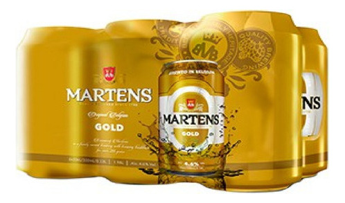 Cerveza Martens Gold Regular 24 Pack De 330 Ml Lata