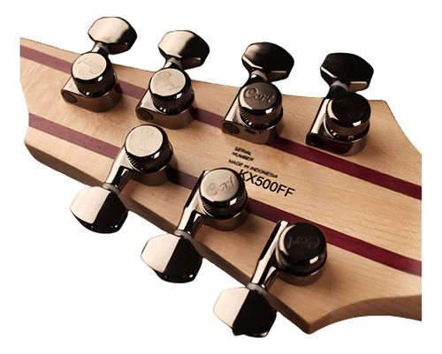 Guitarra Cort Kx 500ms Sdb 7 Cordas Mult-escala S.d Black