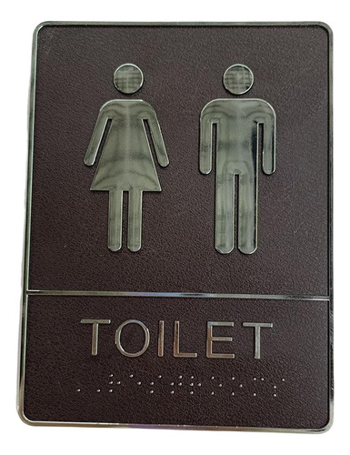 4 Letrero De Baño Diy Con Etiqueta De Marca De Letras