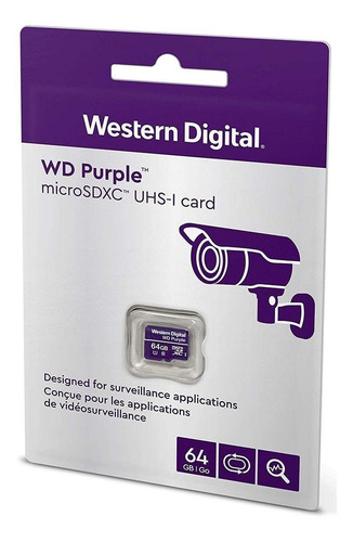 Imagen 3 de 3 de Tarjeta de memoria Western Digital WDD064G1P0A WD Purple 64GB