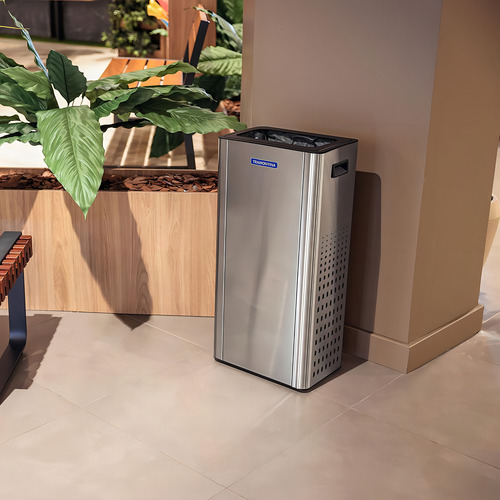 Lixeira Sassari Aço Inox Polido 65litros Tramontina 94539466
