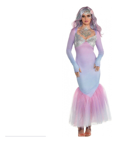 Disfraz Místico Sirena Para Mujer Talla M