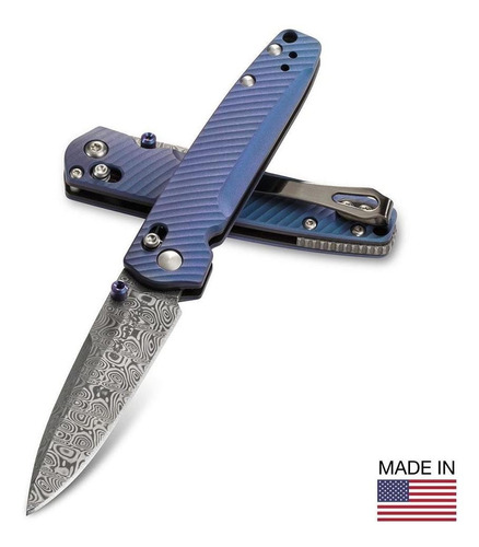 Canivete Benchmade Valet 485-171 Damasteel Ti Made In Usa