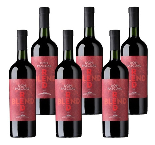 Vino Don Pascual Red Blend Botella 750 Ml Caja X 6