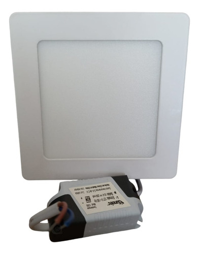 4 Pzs. Lámpara Cuadrada Sobreponer 6w Luz Cálida