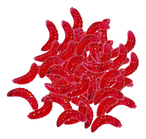 4 X 2-6pack 100 Unids/set Pesca Larva Suave Pan 4 Piezas