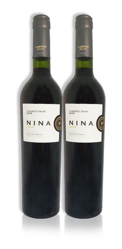 Nina Gold Vino Cabernet Franc Kit X2u 750ml Valle De Aminga