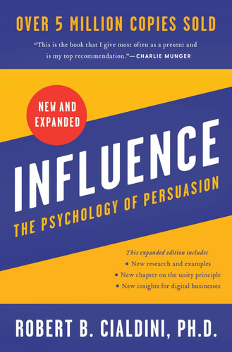 Influence, de Robert Cialdini. Editorial HarperCollins, tapa blanda en inglés, 2021