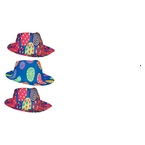 Sombrero Vaquero Estampado Paquete X 6 Surtido