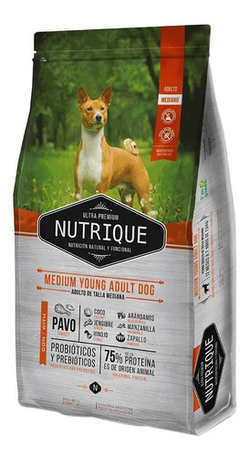 Nutrique Medium Young Adult Dog Perro Adulto 12 Kgs