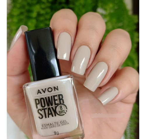 Avon - Power Stay - Esmalte Gel - Diversas Cores Cor Nude Grao de Areia
