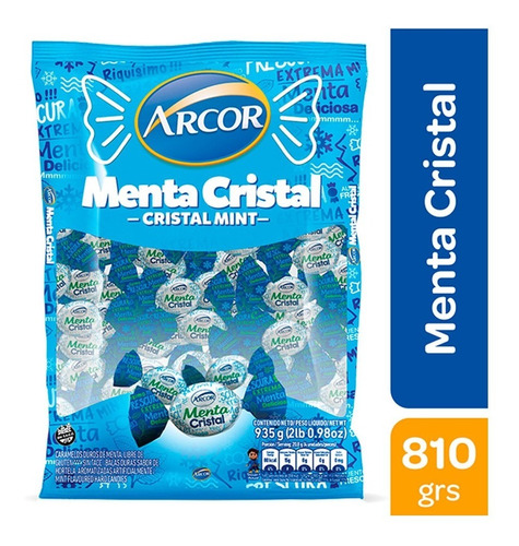 Caramelos Menta Cristal X 810 Gr