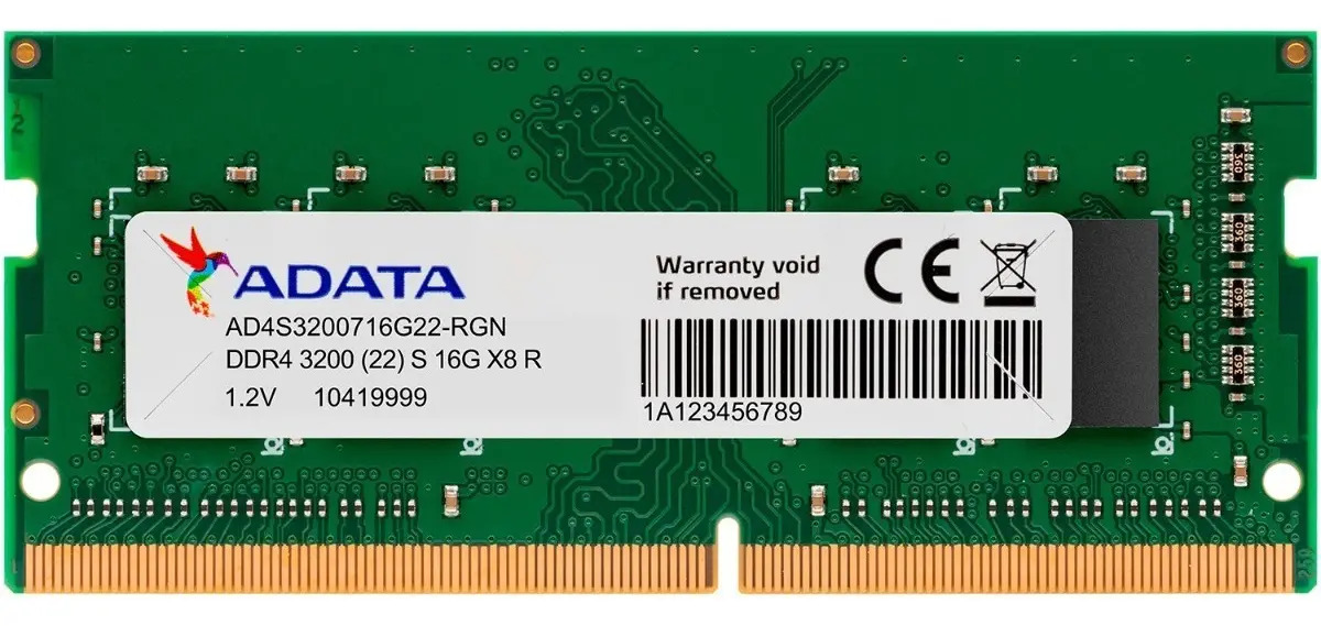 Foto do produto: Memória Ram 16gb Ddr4 Notebook 3200mhz Adata Cl22